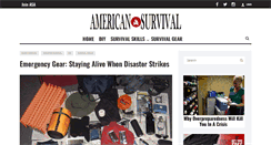 Desktop Screenshot of americansurvival.org